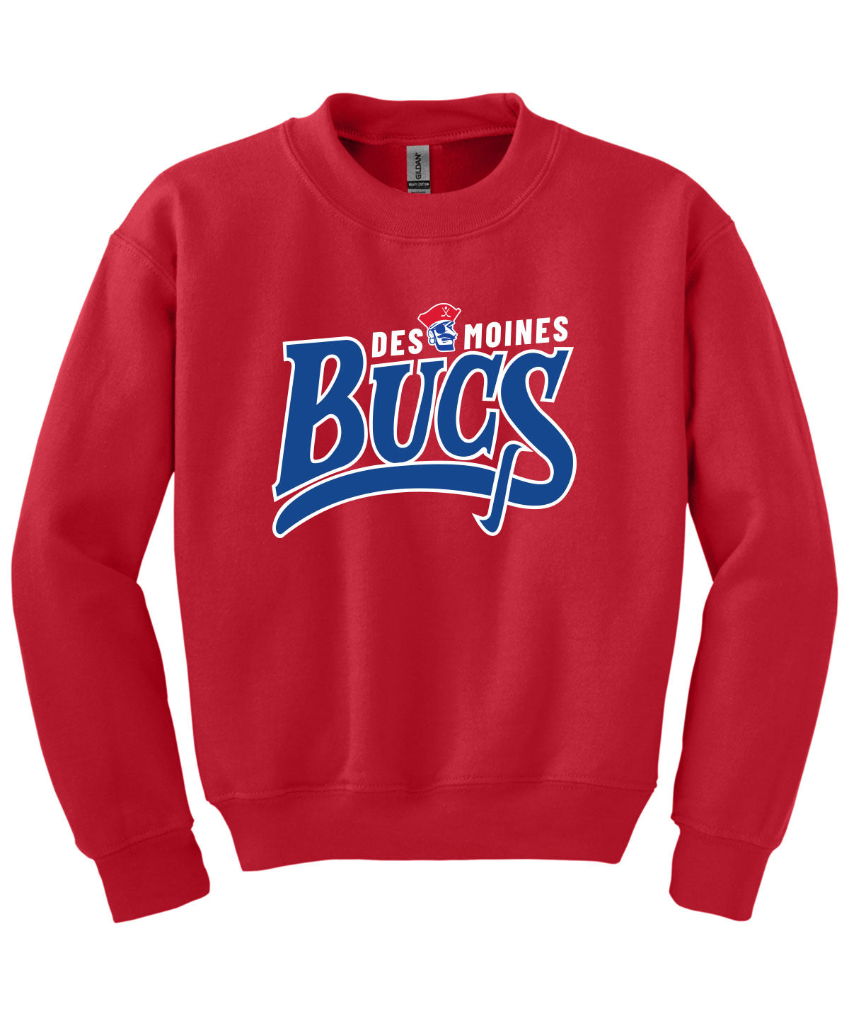 Des Moines Jr. Bucs Youth Crewneck Sweatshirt