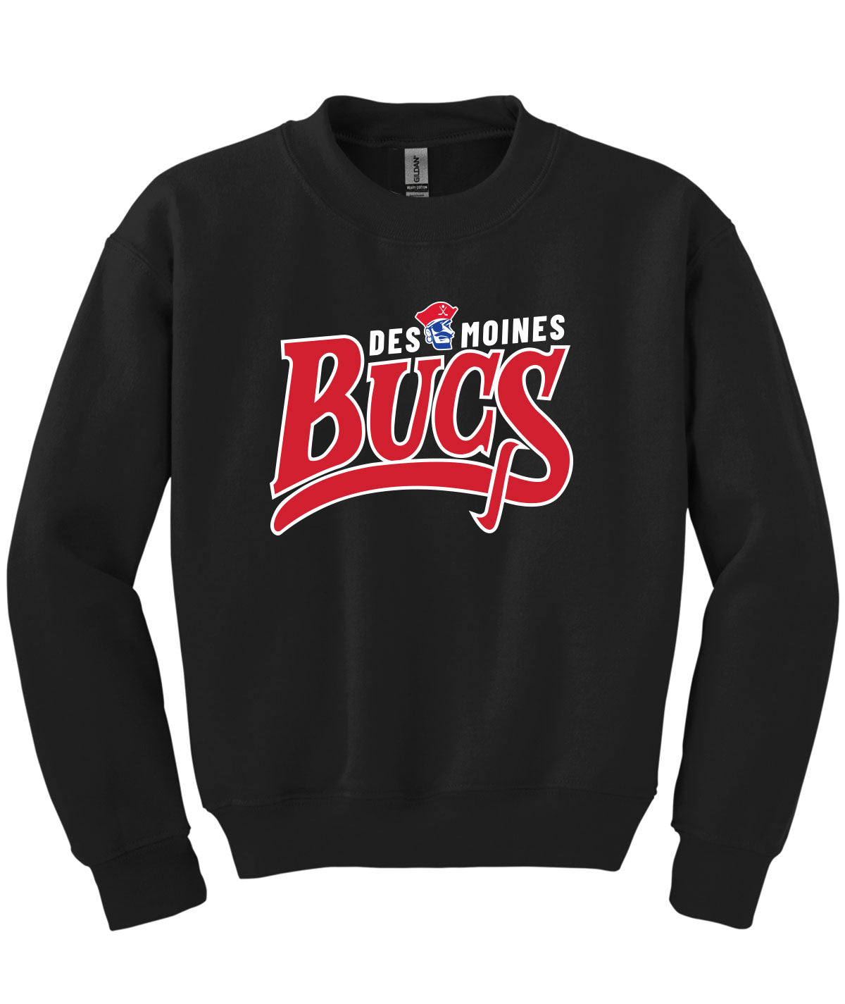 Des Moines Jr. Bucs Youth Crewneck Sweatshirt