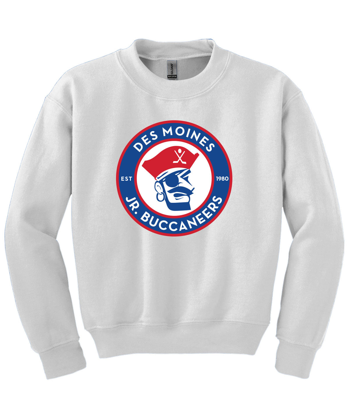 Des Moines Jr. Bucs Youth Crewneck Sweatshirt
