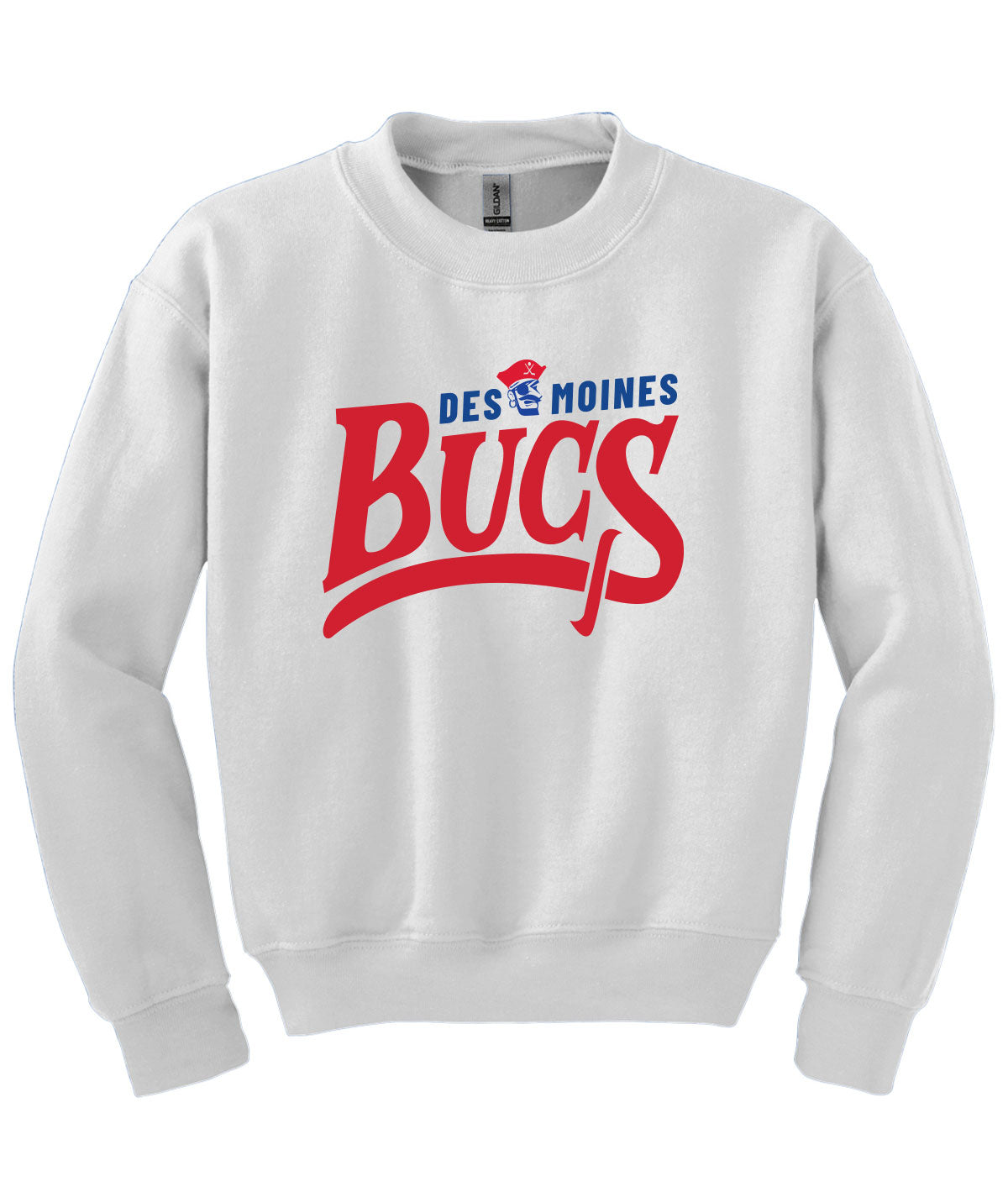 Des Moines Jr. Bucs Youth Crewneck Sweatshirt