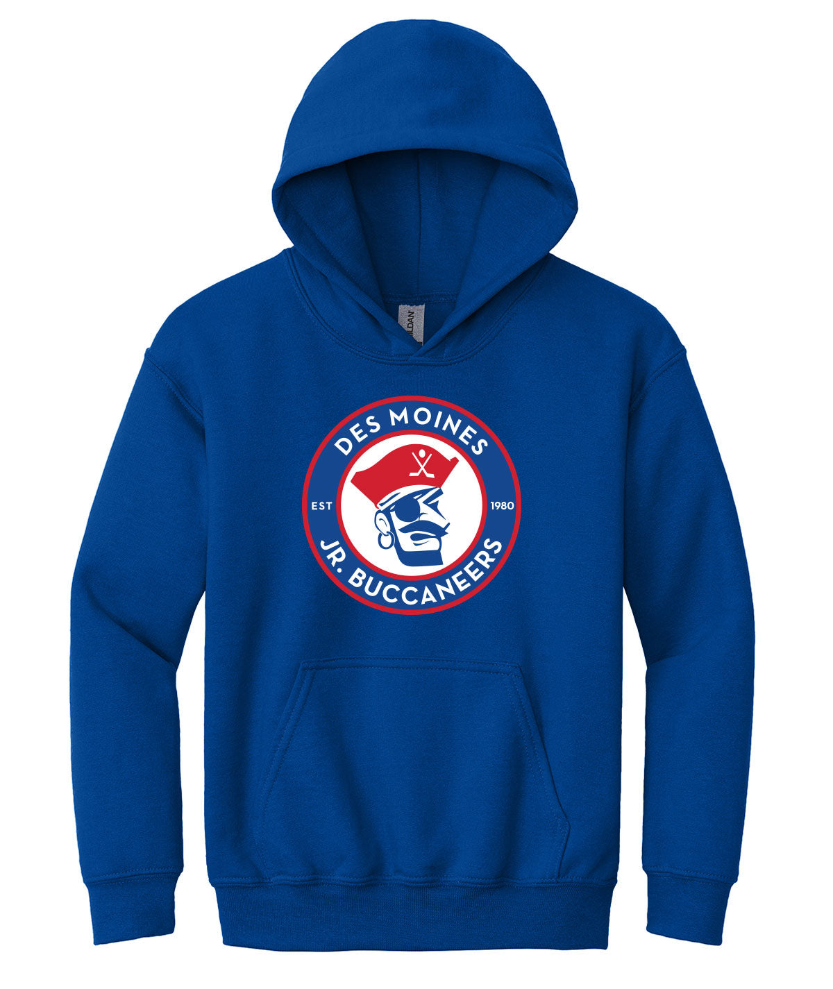 Des Moines Jr. Bucs Youth Hooded Sweatshirt