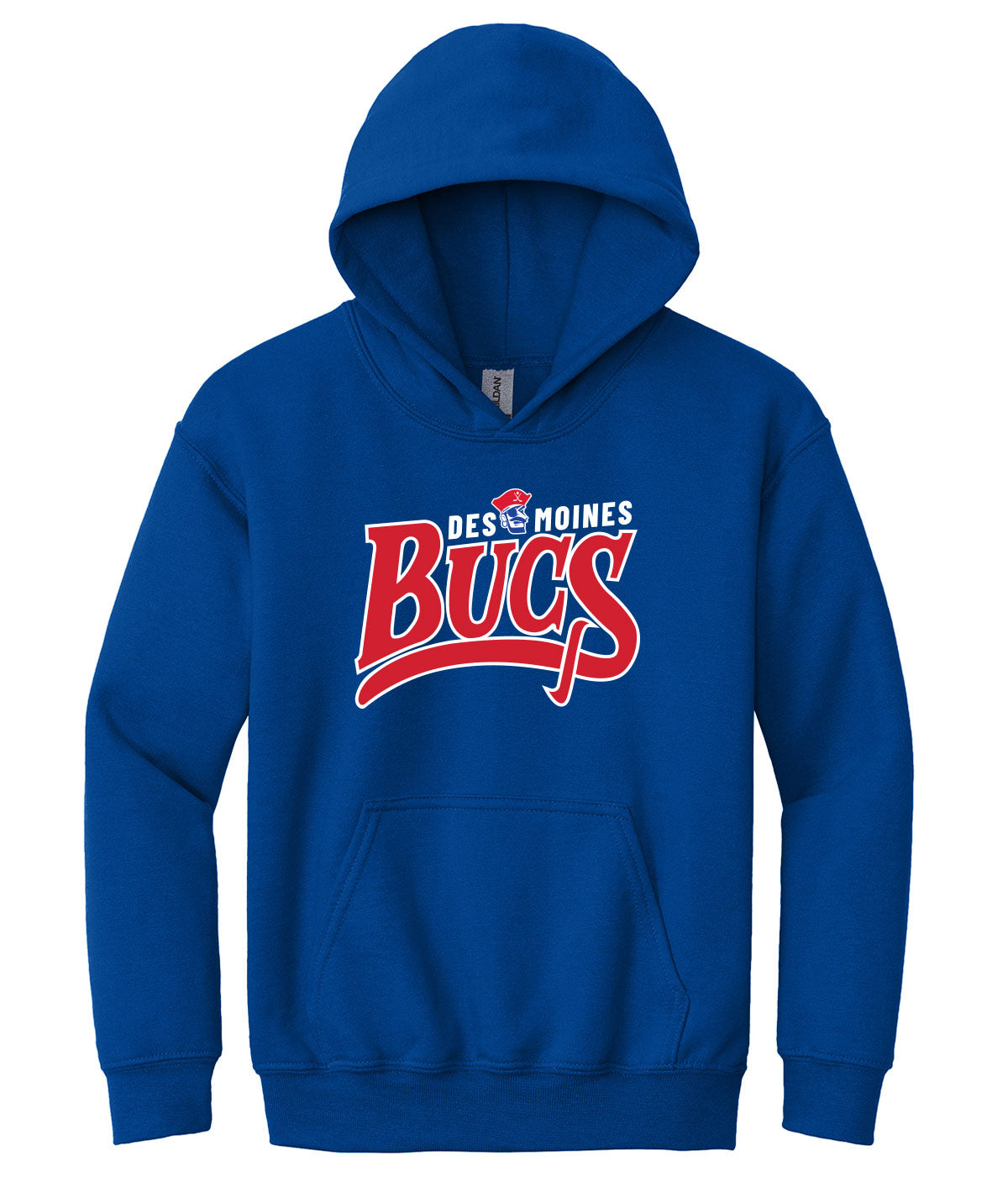 Des Moines Jr. Bucs Youth Hooded Sweatshirt