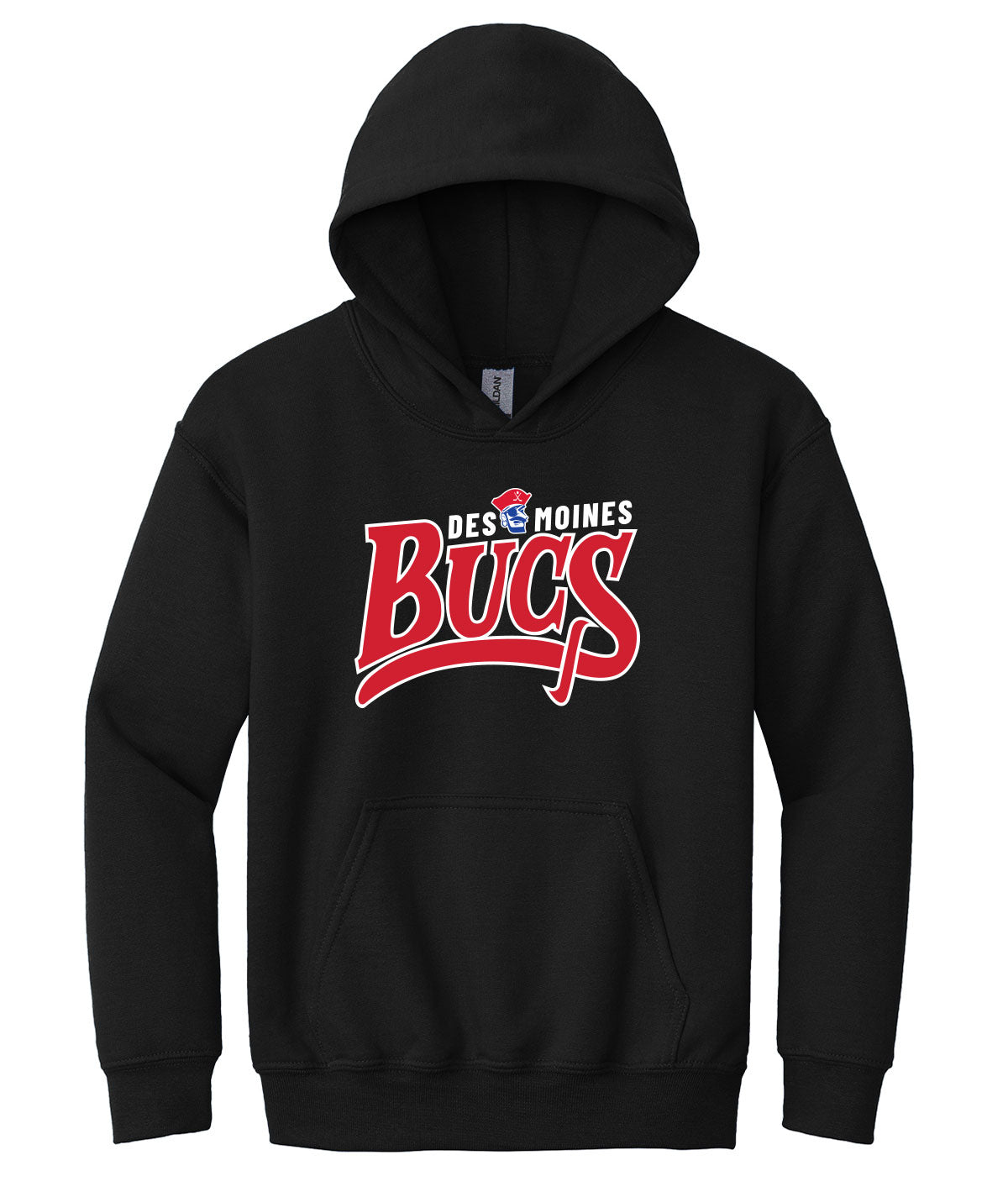 Des Moines Jr. Bucs Youth Hooded Sweatshirt