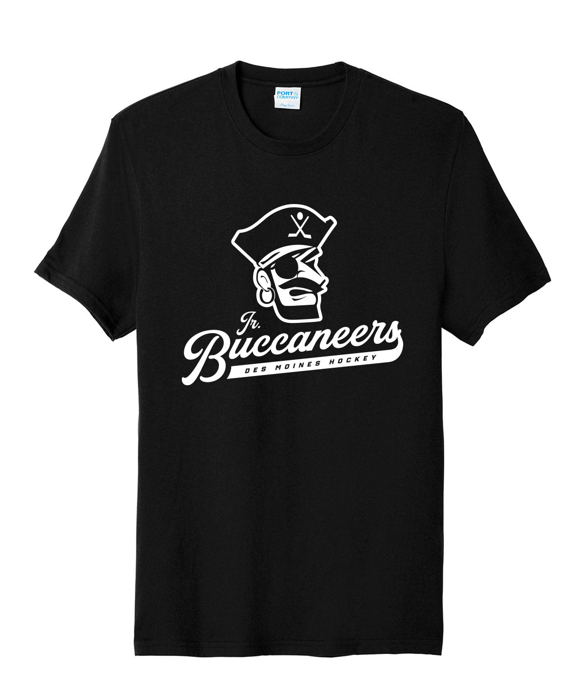 Des Moines Jr. Buccaneers Script Youth Soft Tee
