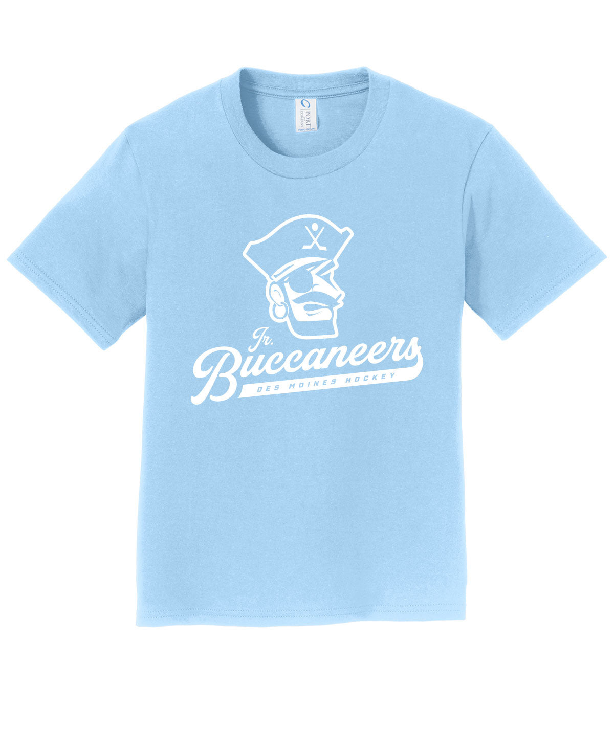 Des Moines Jr. Buccaneers Script Youth Soft Tee