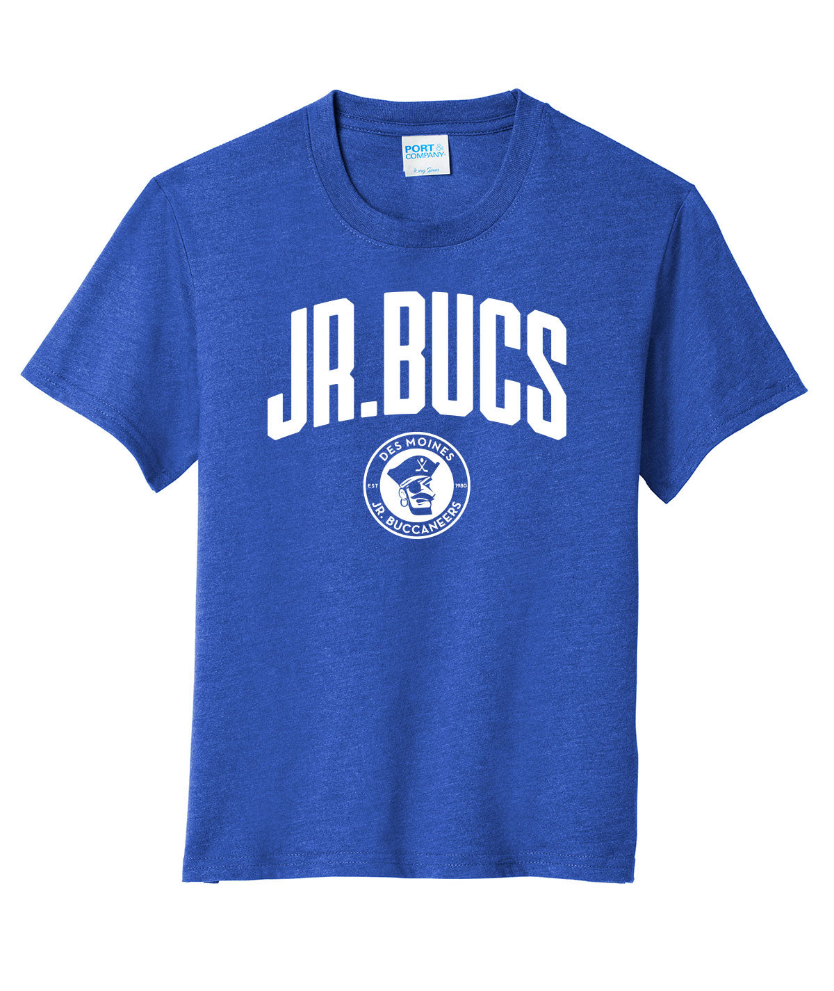 Des Moines Jr. Bucs Arch Youth Soft Tee
