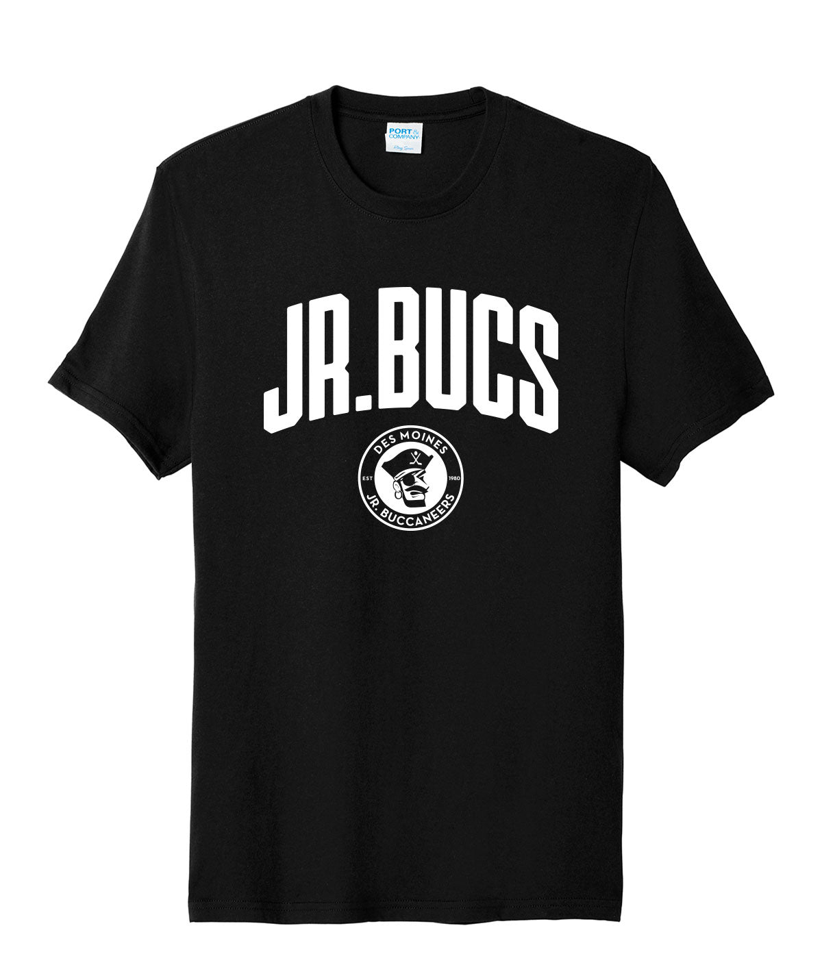 Des Moines Jr. Bucs Arch Youth Soft Tee