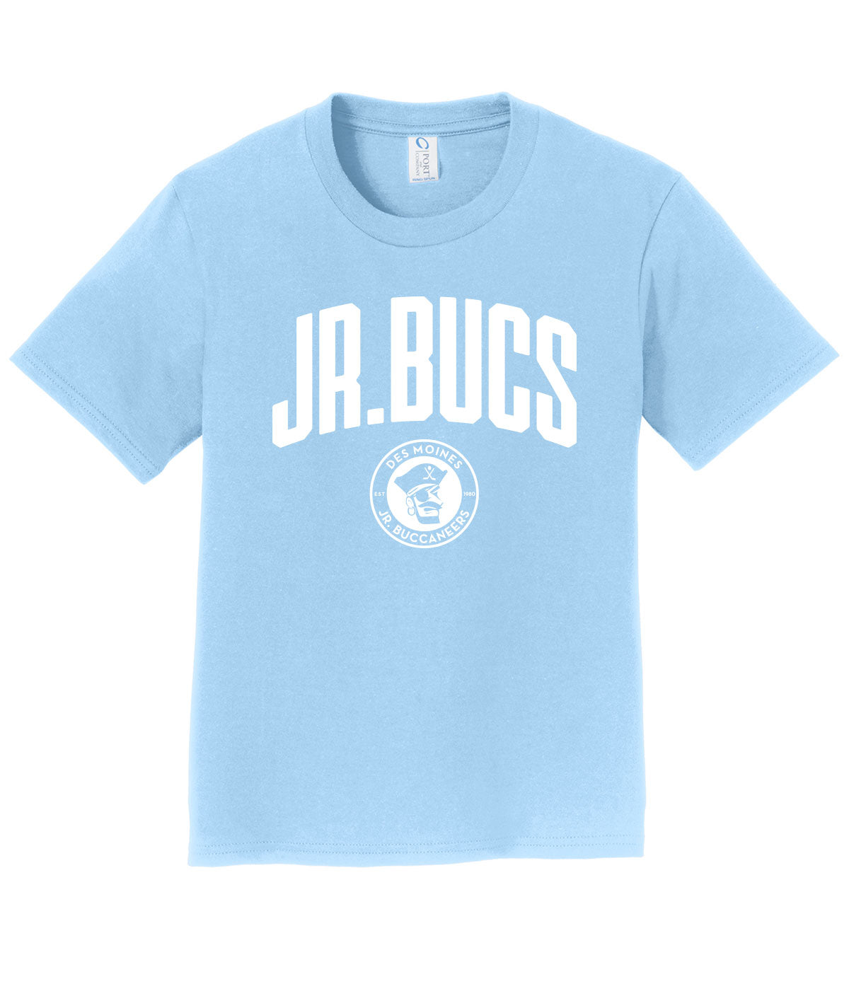 Des Moines Jr. Bucs Arch Youth Soft Tee