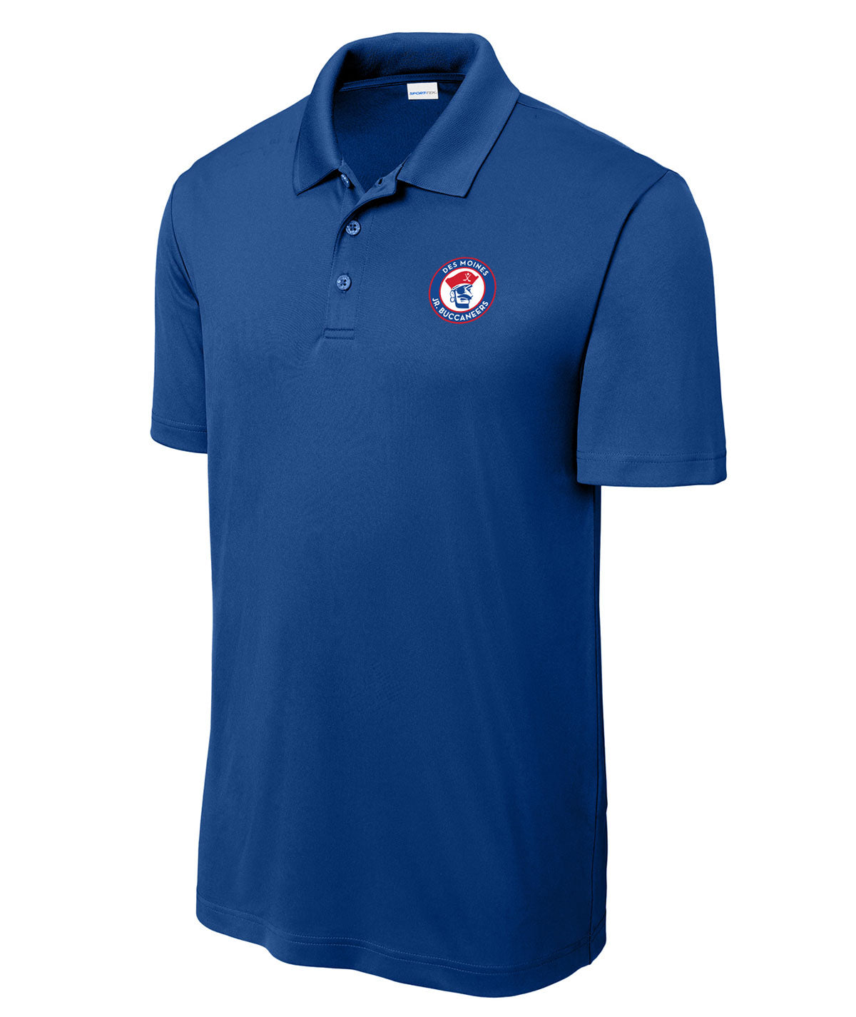 Des Moines Jr. Bucs Men Performance Polo