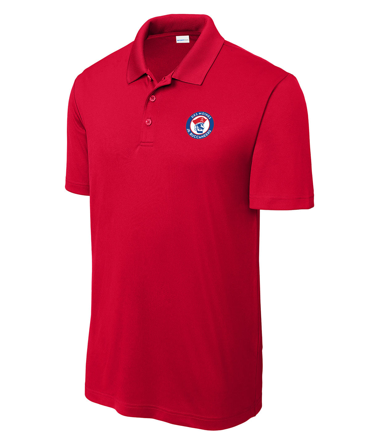 Des Moines Jr. Bucs Men Performance Polo