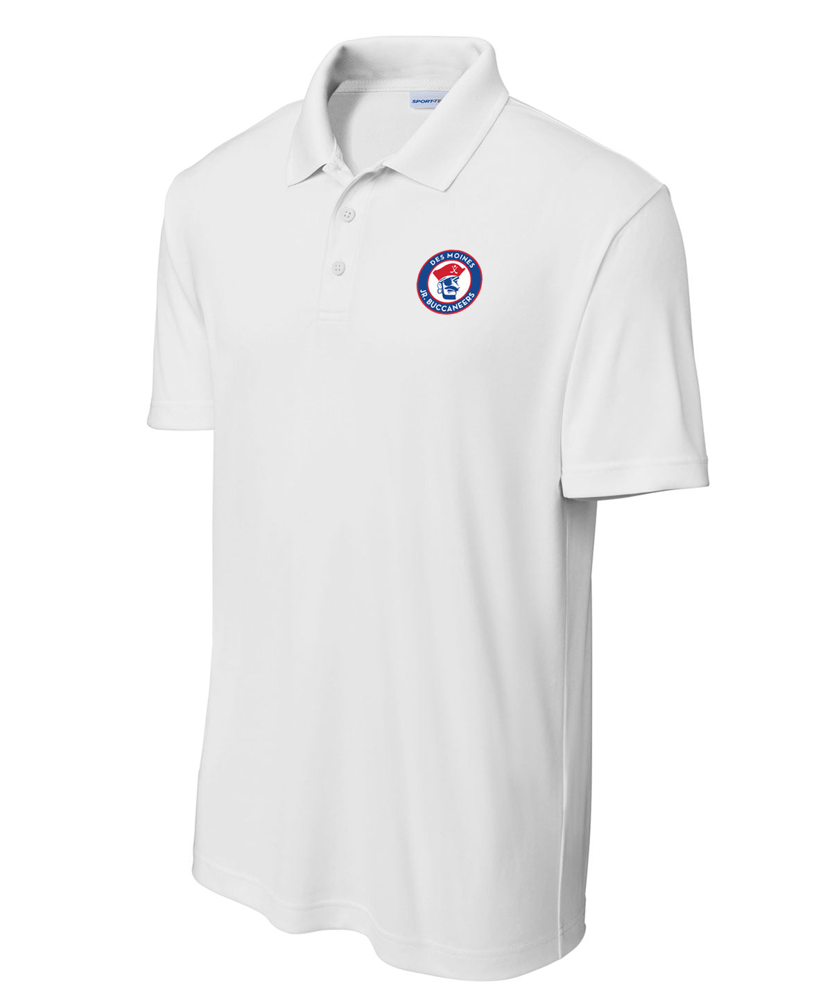 Des Moines Jr. Bucs Men Performance Polo