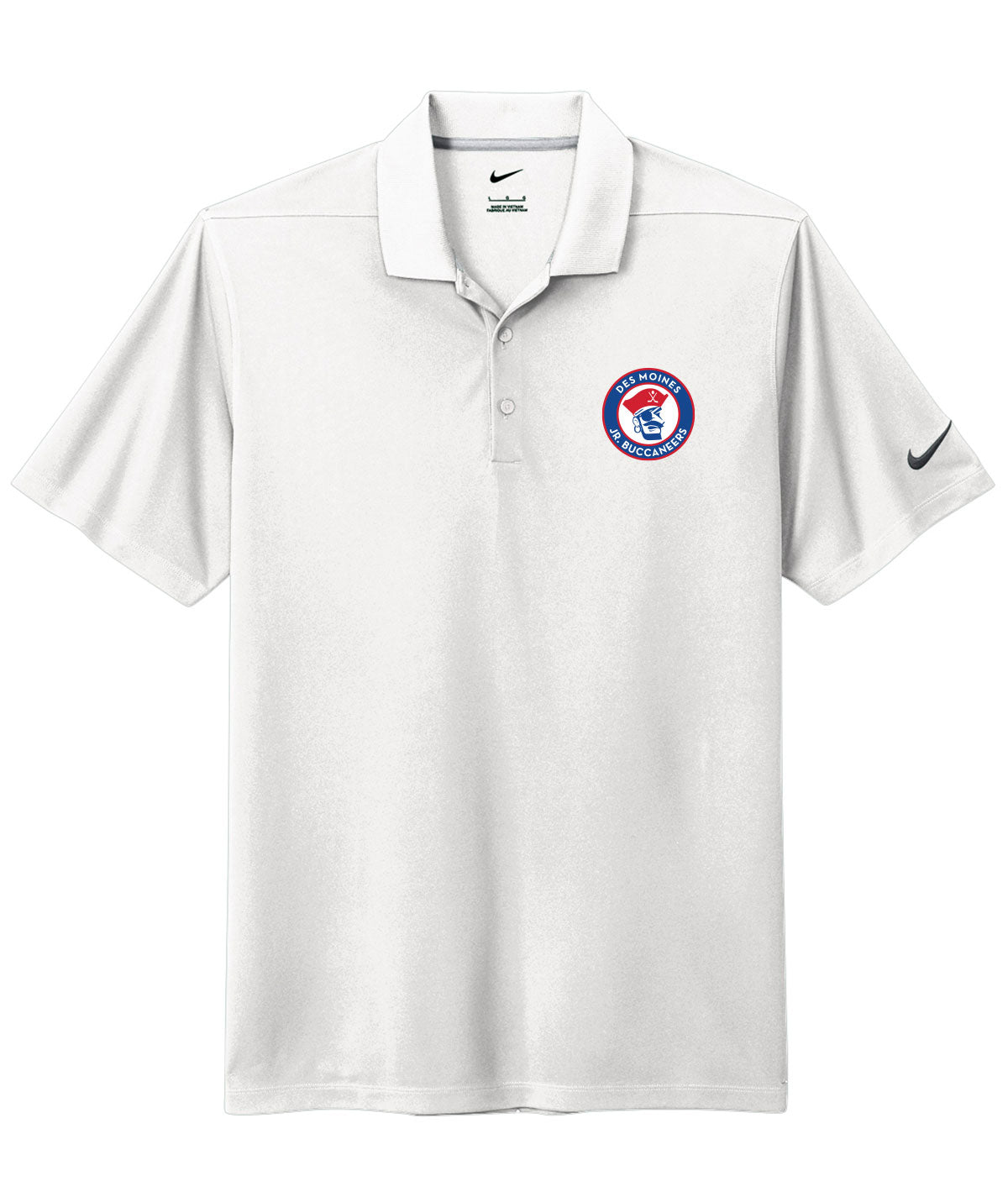 Des Moines Jr. Bucs Nike Dri-Fit Polo