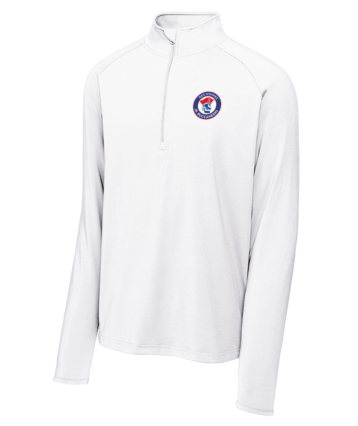 Des Moines Jr. Bucs Mens 1/4 Zip Solid Pullover