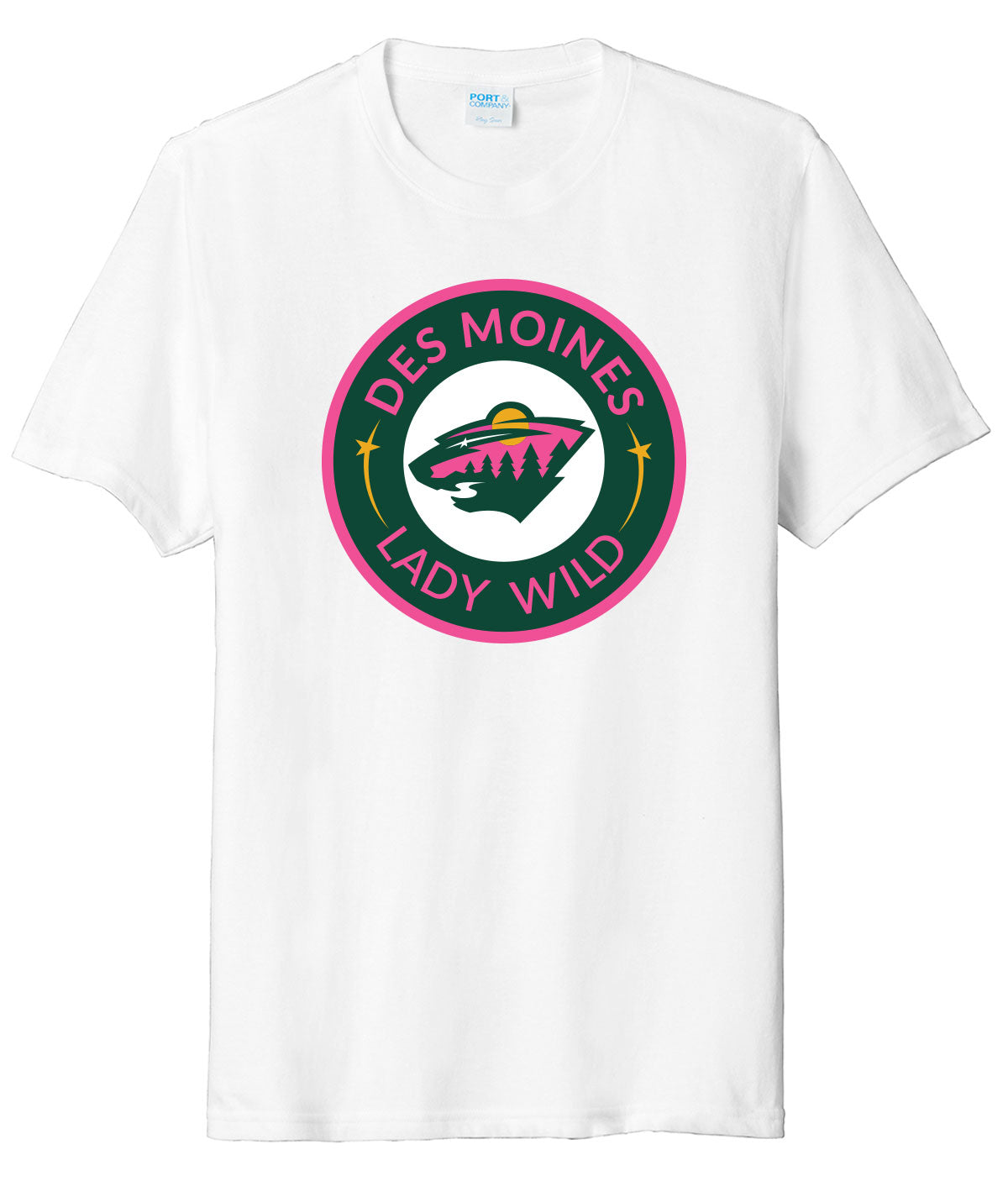 Des Moines Lady Wild Soft Tee