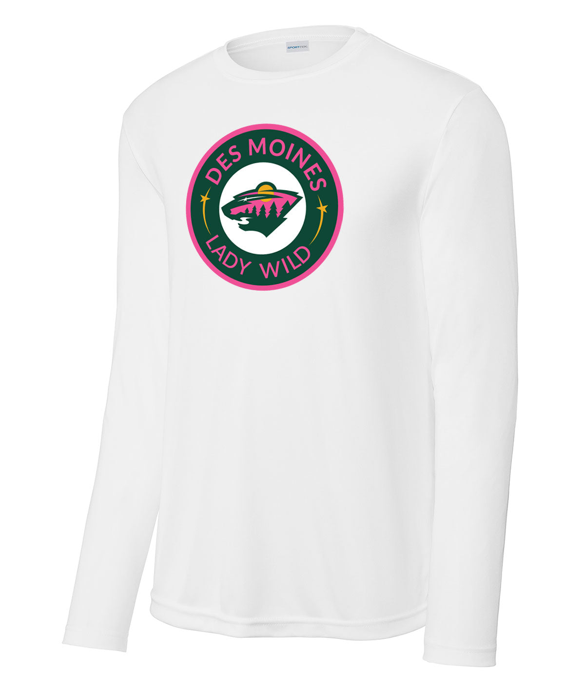 Des Moines Lady Wild Long-Sleeve Performance Tee