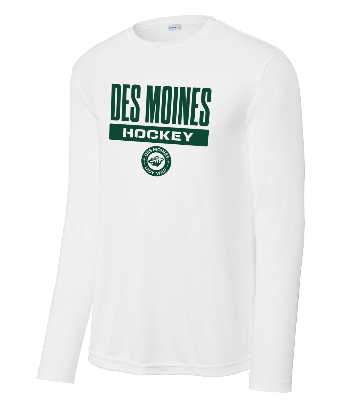 Des Moines Lady Wild Long-Sleeve Performance Tee