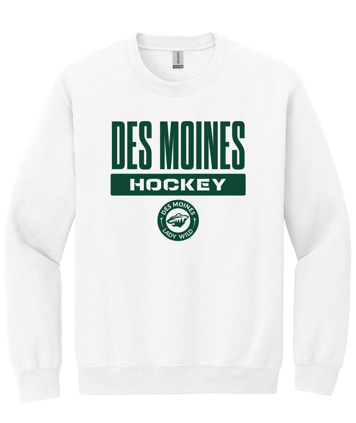 Des Moines Lady Wild Crewneck Sweatshirt