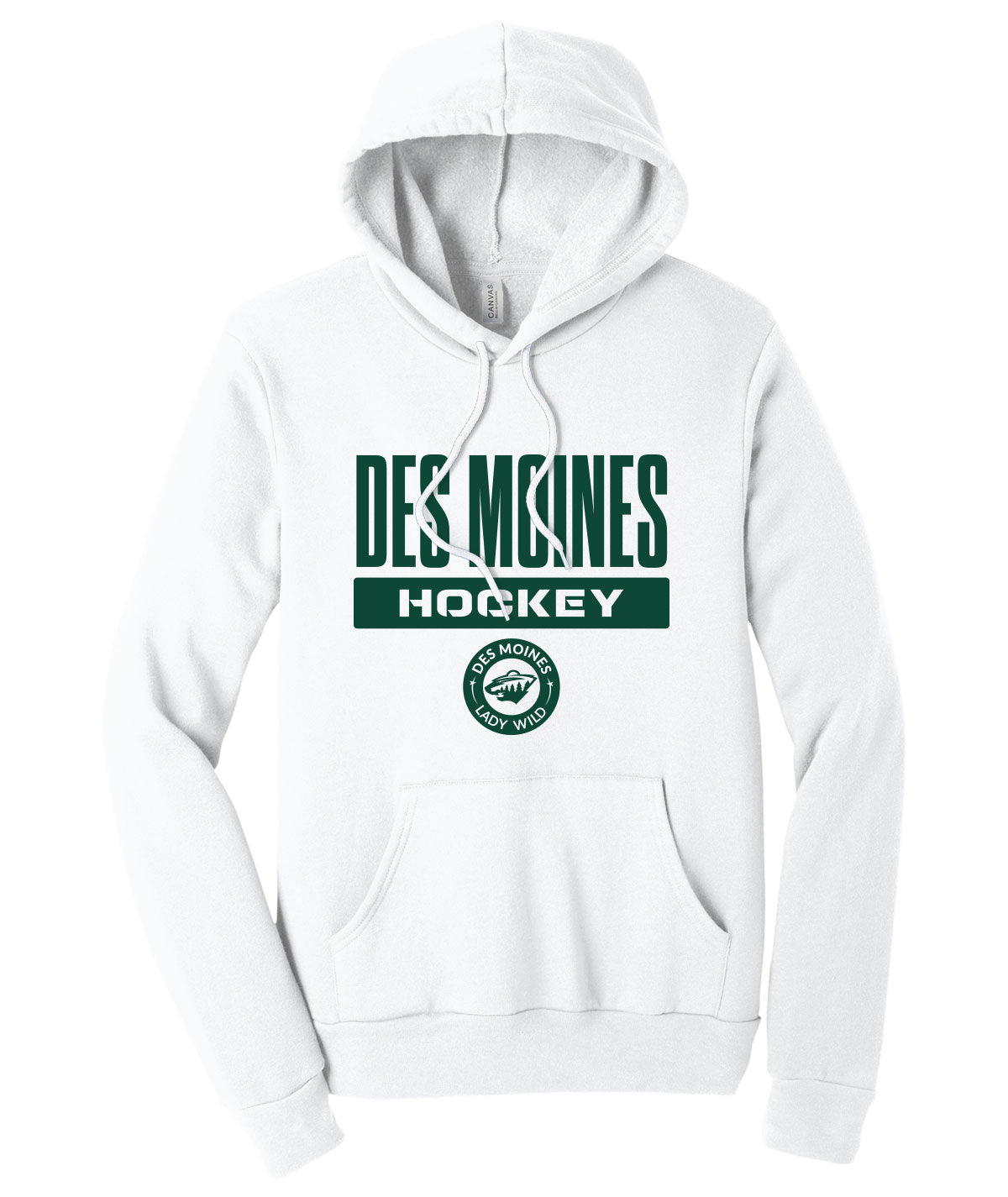 Des Moines Lady Wild Premium Softstyle Hoodie