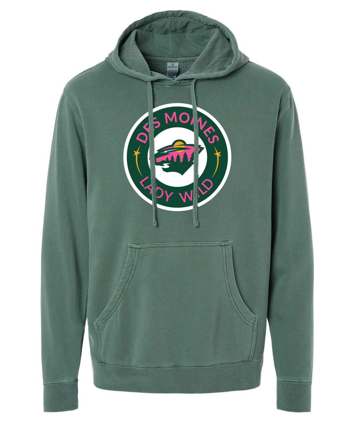 Des Moines Lady Wild Slouch Hoodie