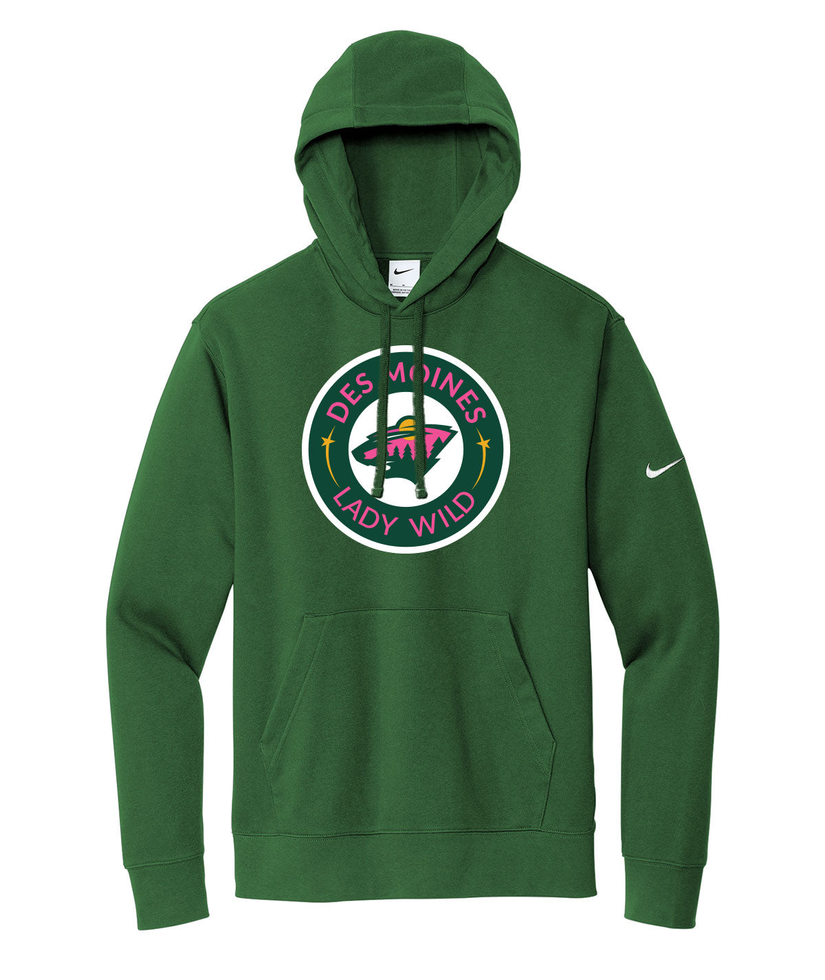 Des Moines Lady Wild Nike Fleece Hoodie