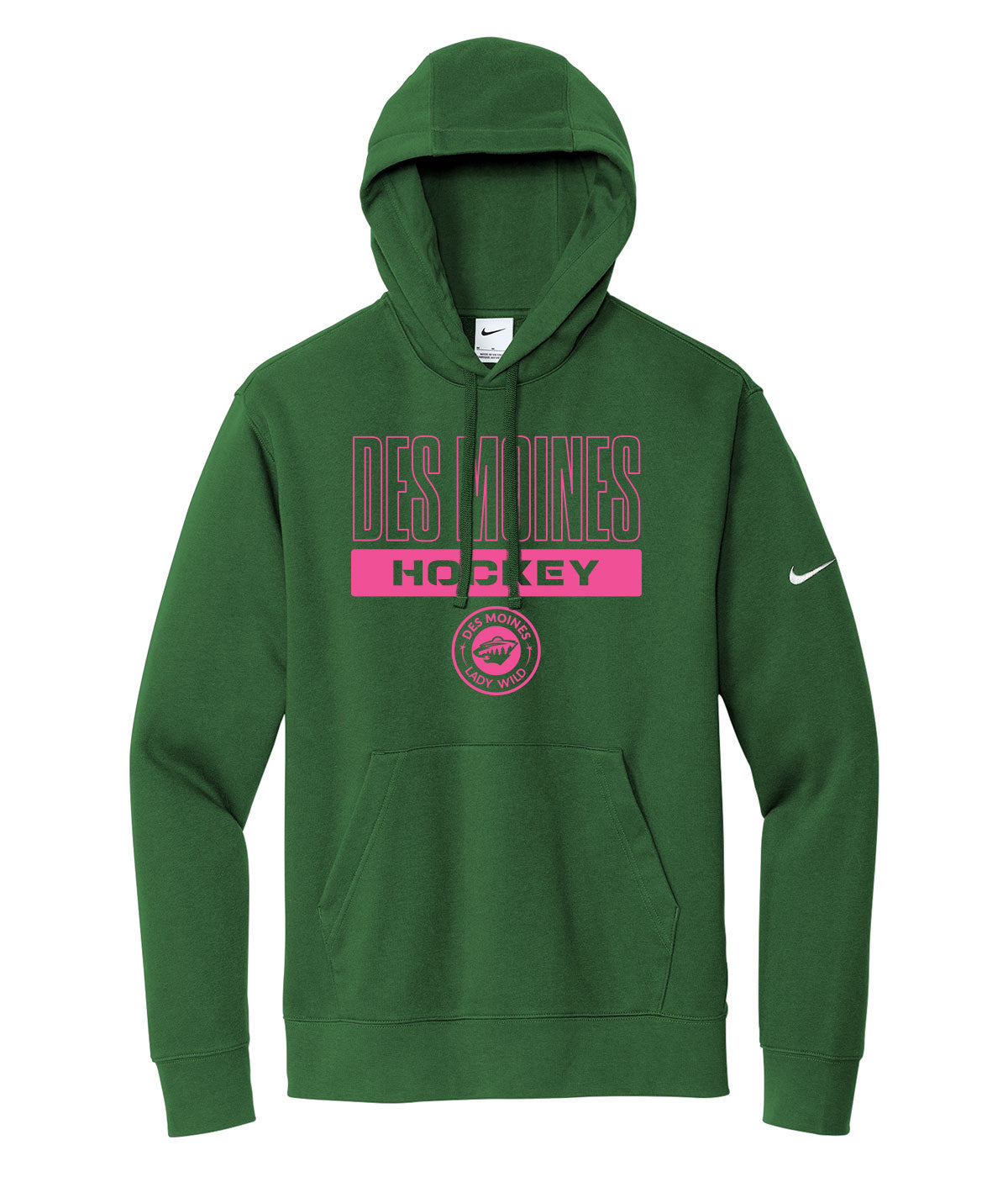 Des Moines Lady Wild Nike Fleece Hoodie
