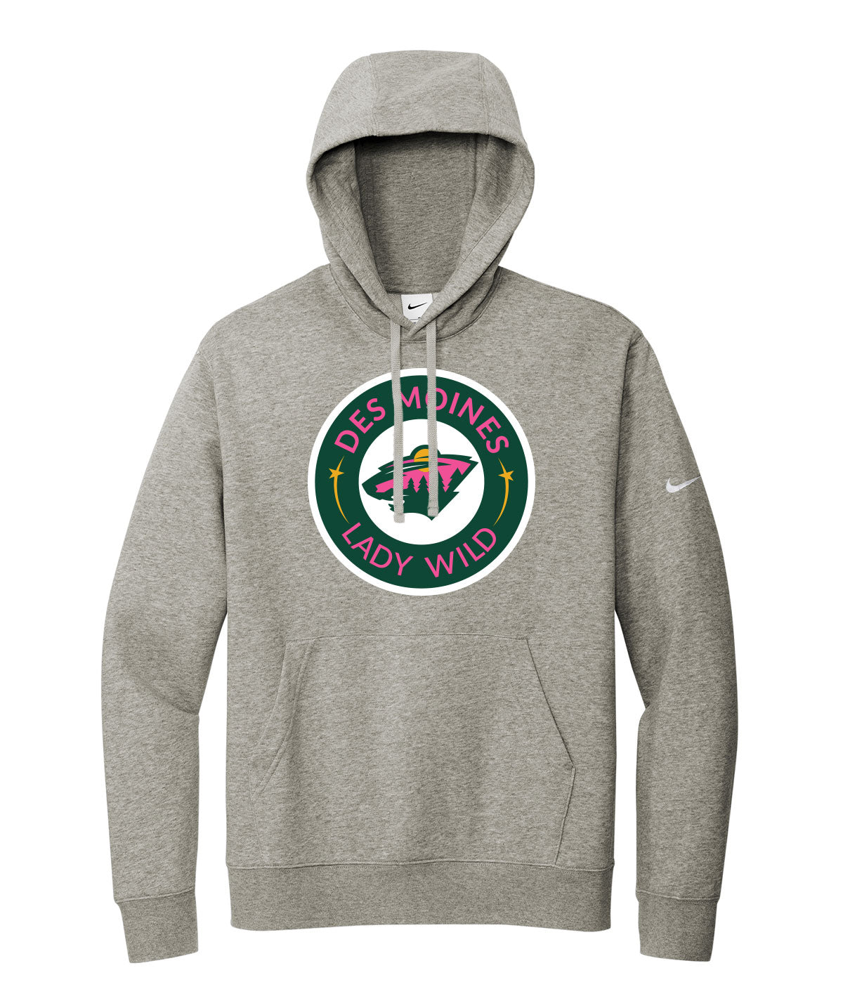 Des Moines Lady Wild Nike Fleece Hoodie