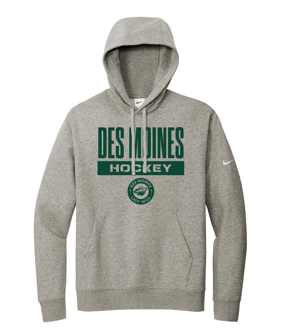 Des Moines Lady Wild Nike Fleece Hoodie