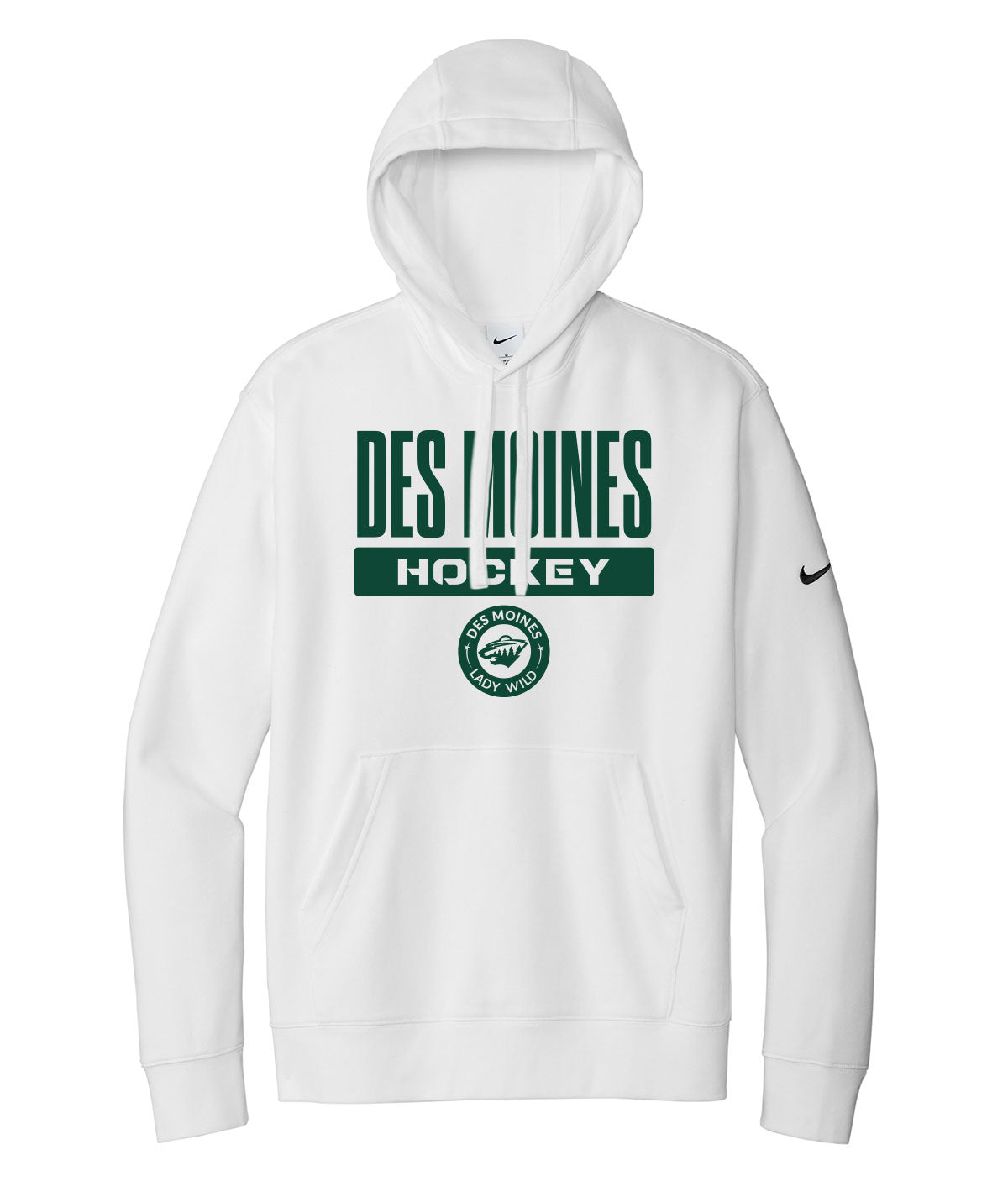 Des Moines Lady Wild Nike Fleece Hoodie