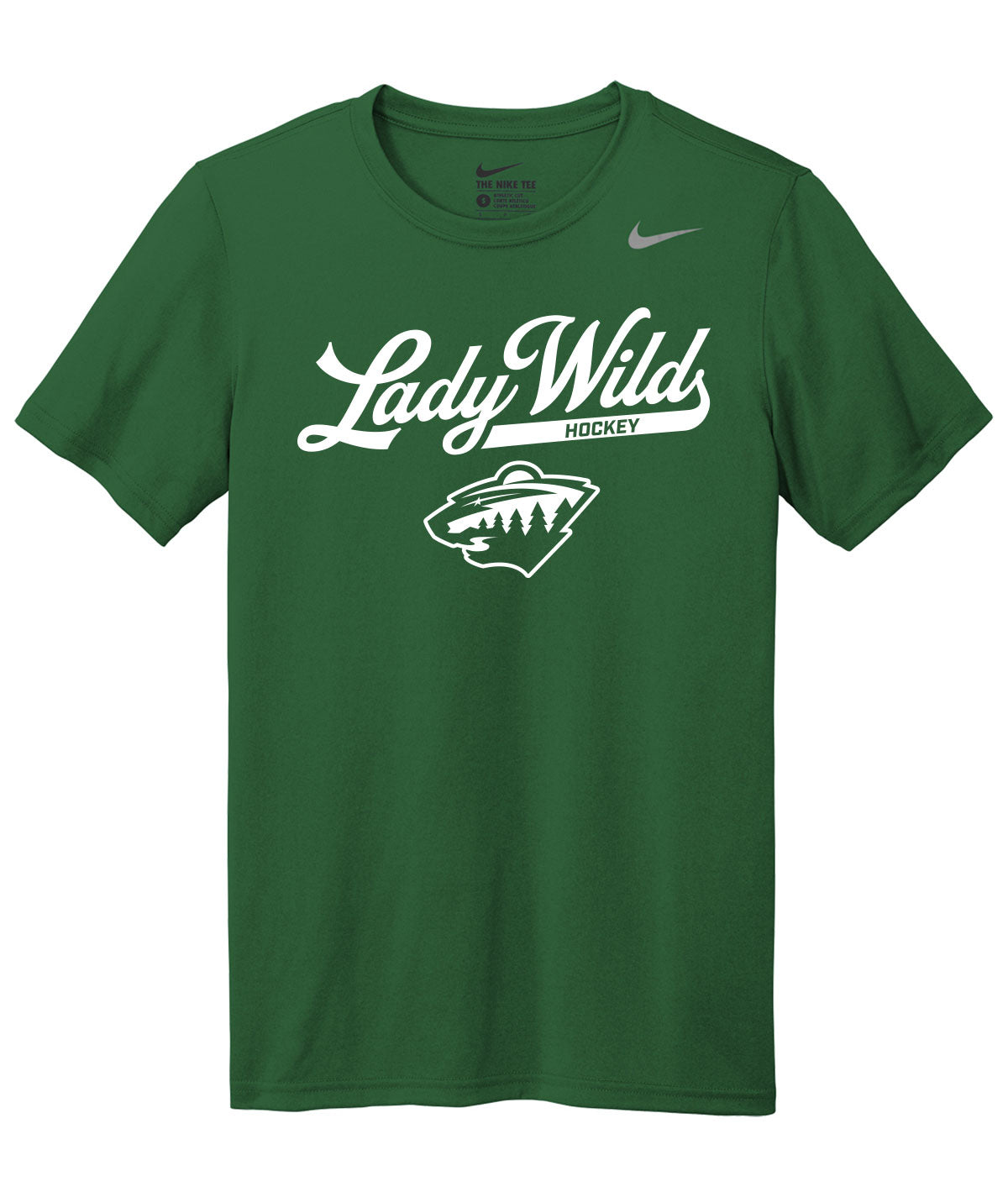 Des Moines Lady Wild Script Nike Legend Tee