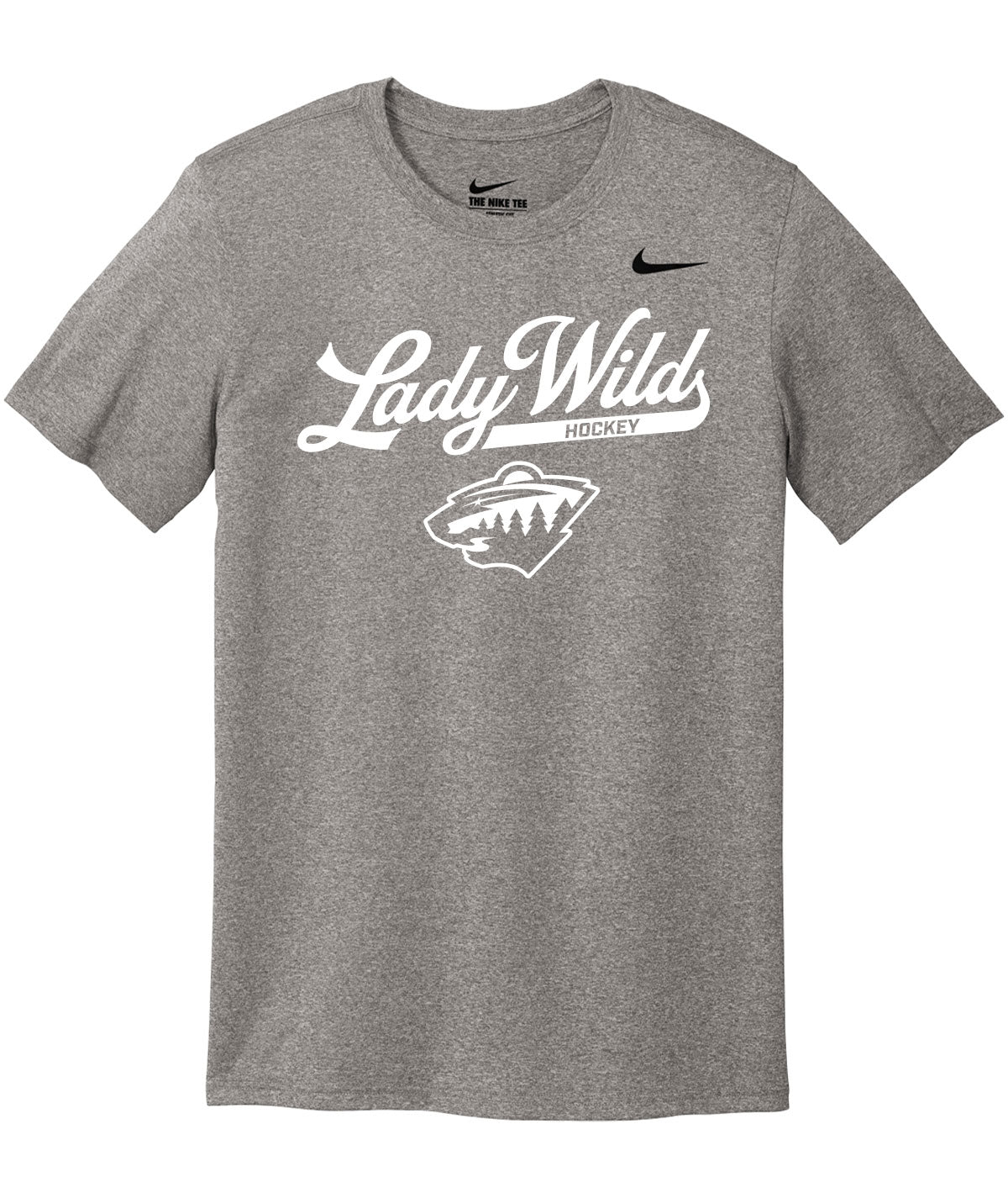 Des Moines Lady Wild Script Nike Legend Tee