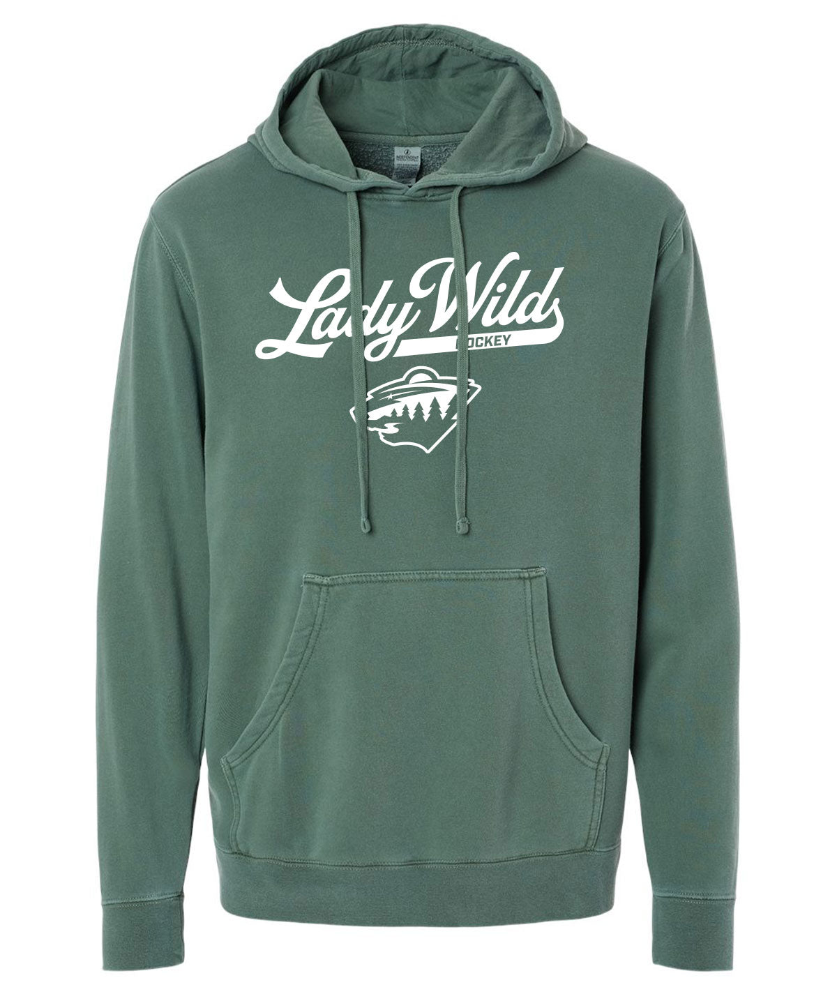 Des Moines Lady Wild Script Slouch Hoodie