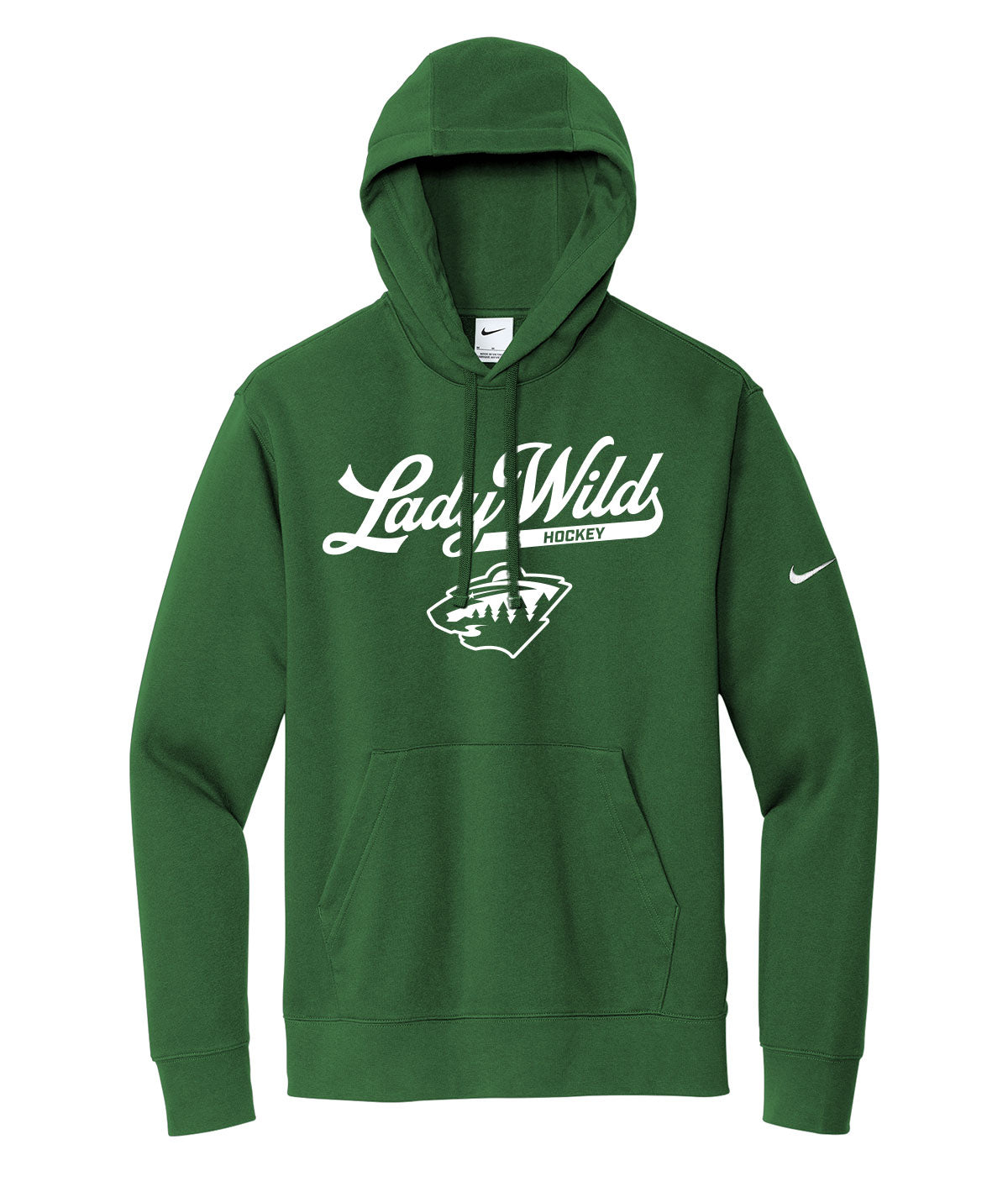 Des Moines Lady Wild Script Nike Fleece Hoodie