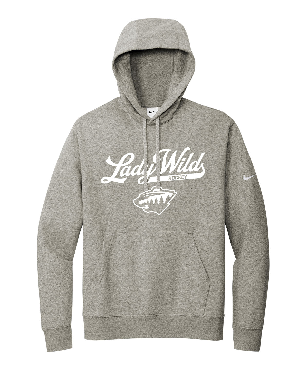 Des Moines Lady Wild Script Nike Fleece Hoodie