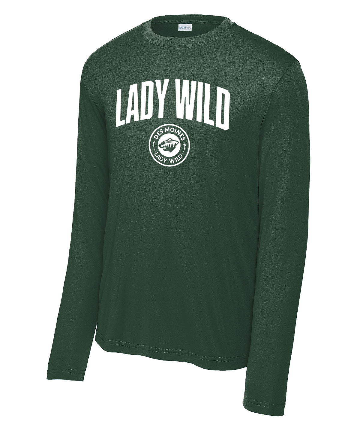 Des Moines Lady Wild Arch Long-Sleeve Performance Tee