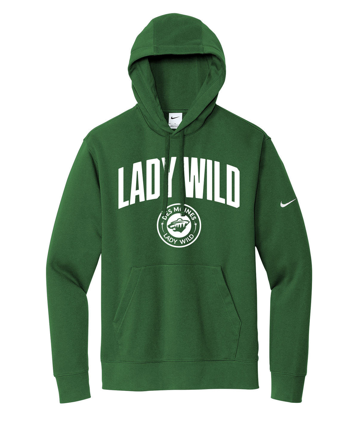 Des Moines Lady Wild Arch Nike Fleece Hoodie