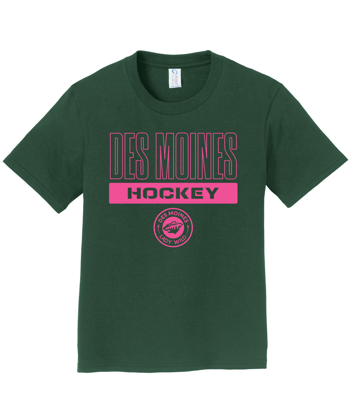 Des Moines Lady Wild Youth Soft Tee