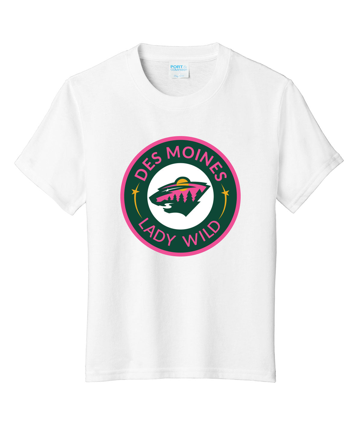 Des Moines Lady Wild Youth Soft Tee