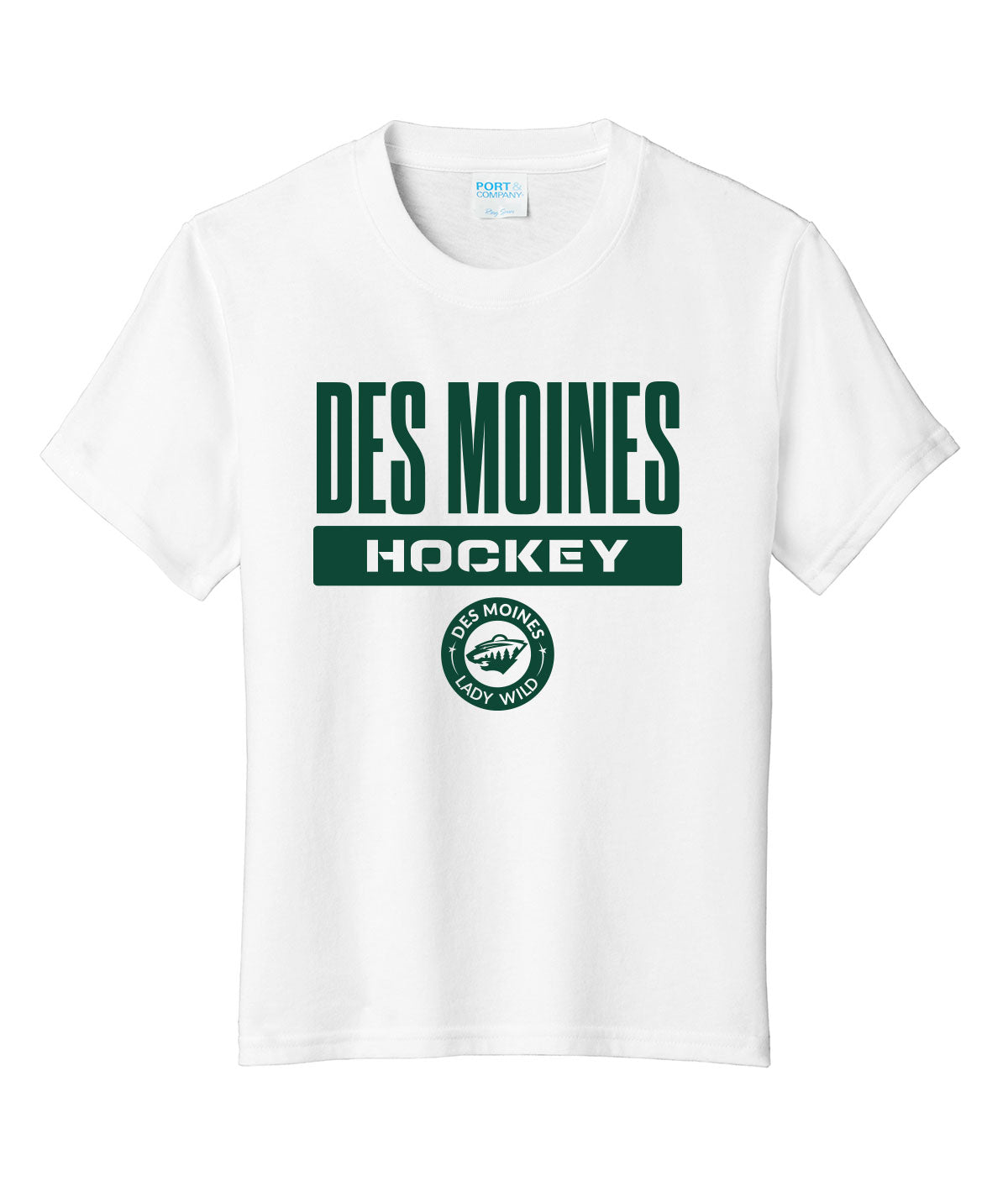 Des Moines Lady Wild Youth Soft Tee