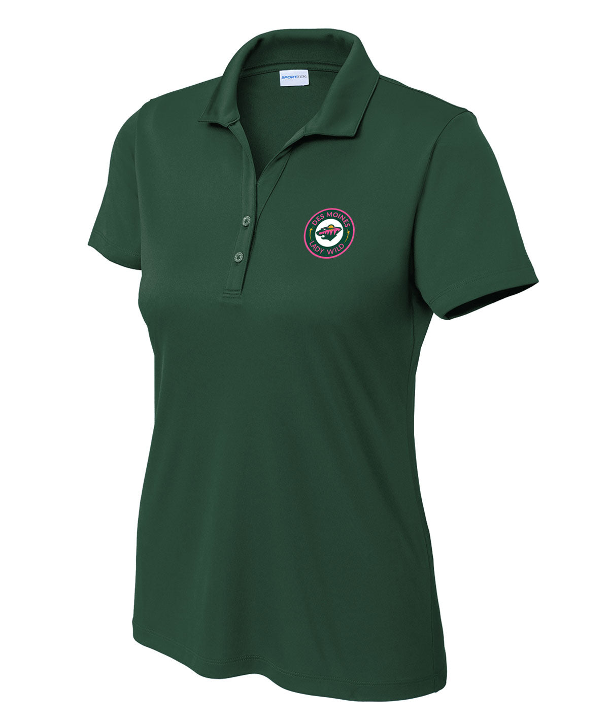 Des Moines Lady Wild Womens Performance Polo