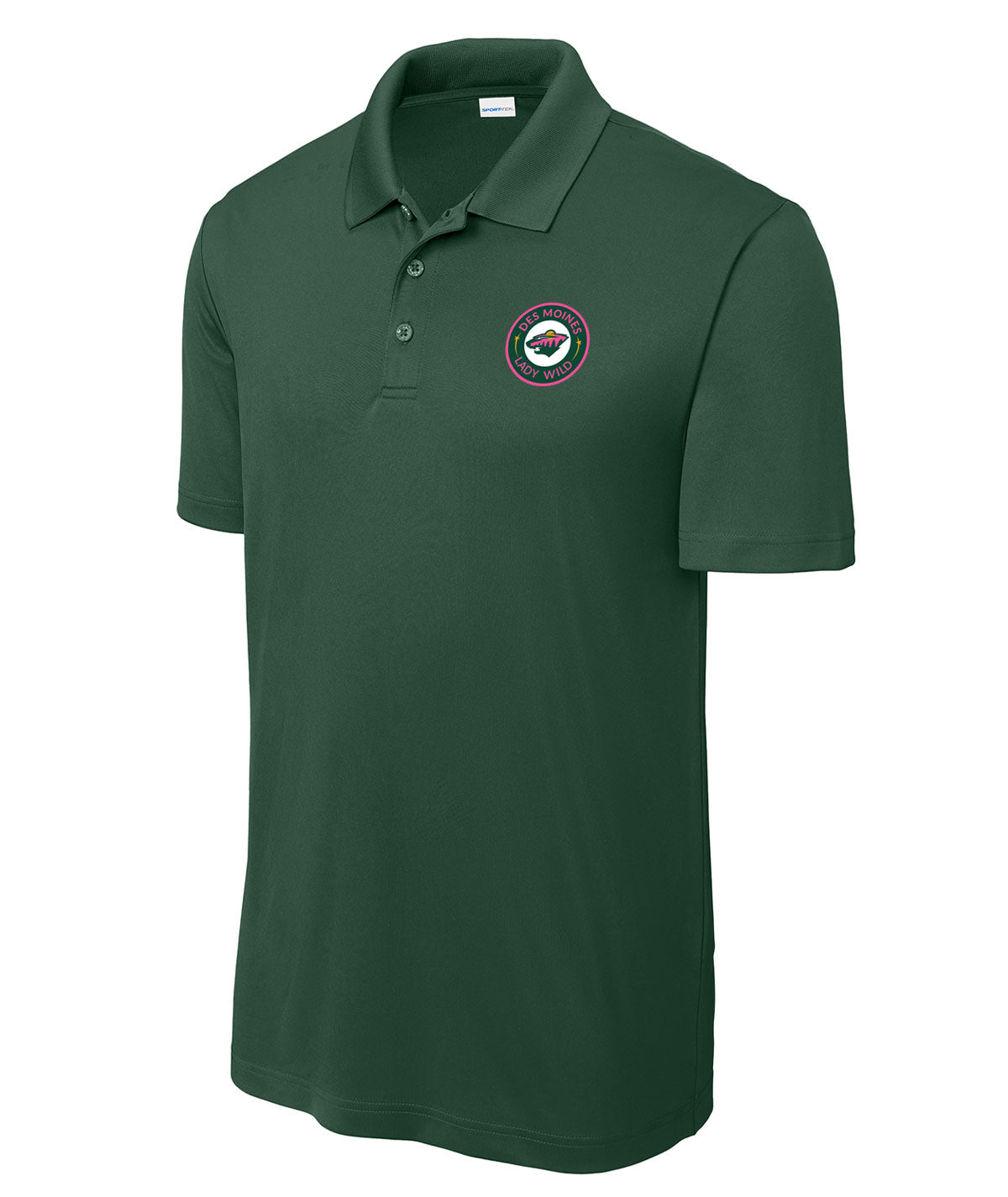 Des Moines Lady Wild Men Performance Polo