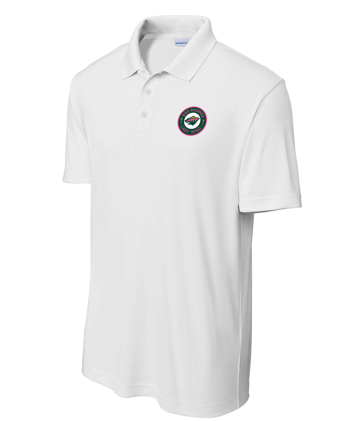 Des Moines Lady Wild Men Performance Polo