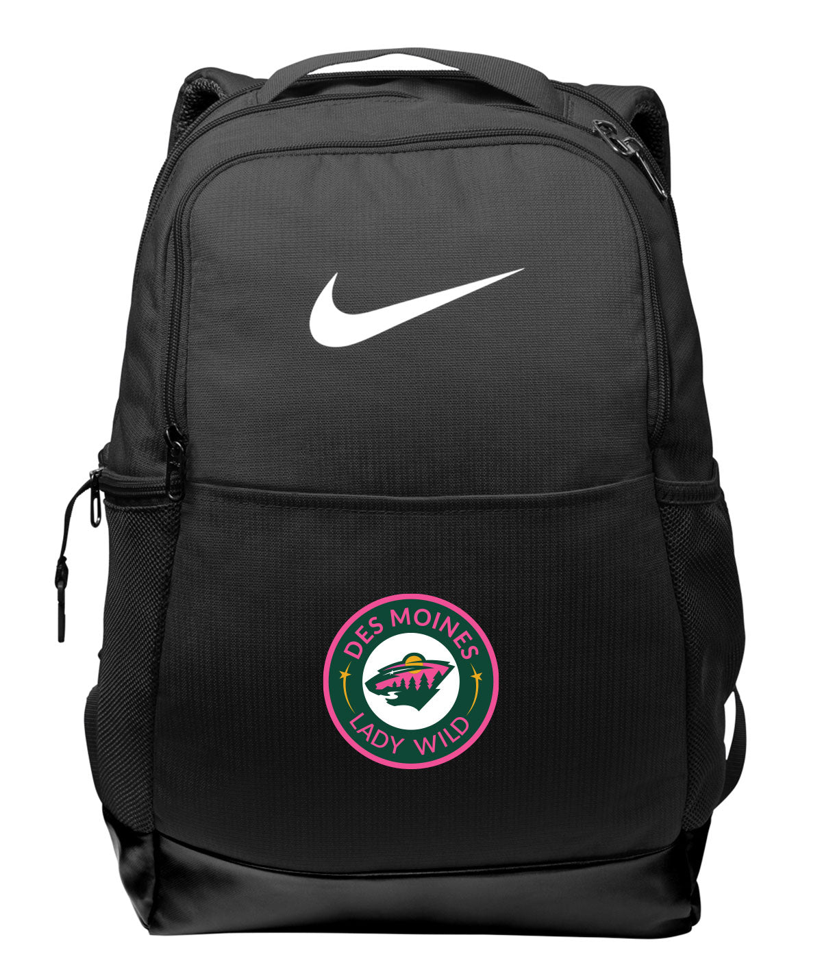 Des Moines Lady Wild Customizable Nike Backpack – Letterman Locker