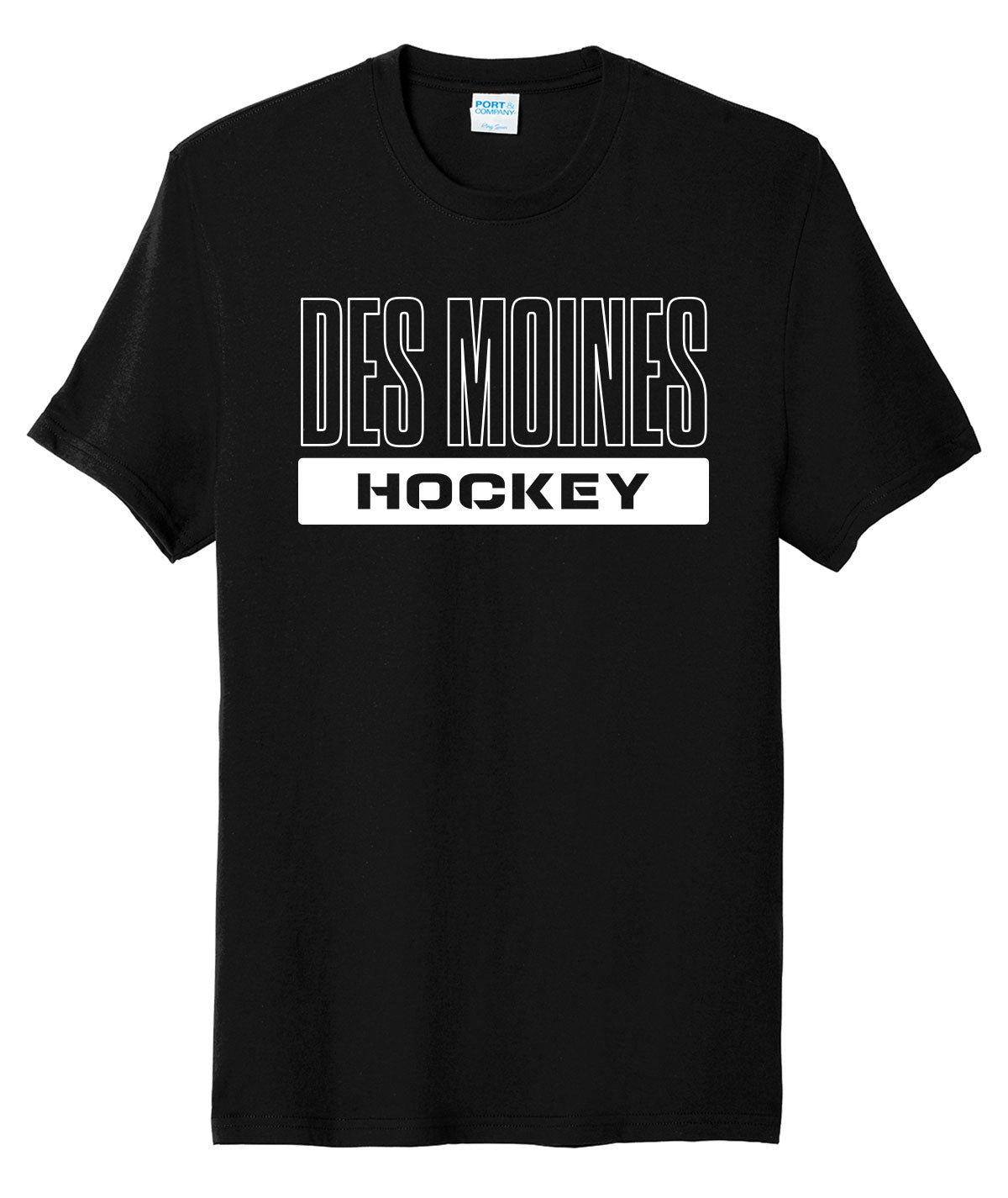 Des Moines Hockey Soft Tee