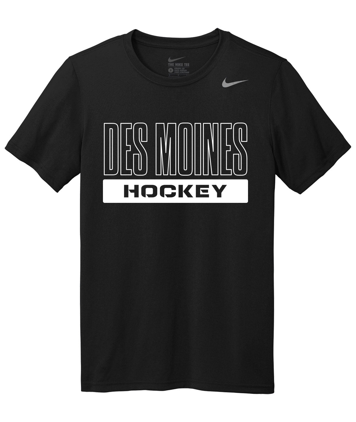 Des Moines Hockey Nike Legend Tee