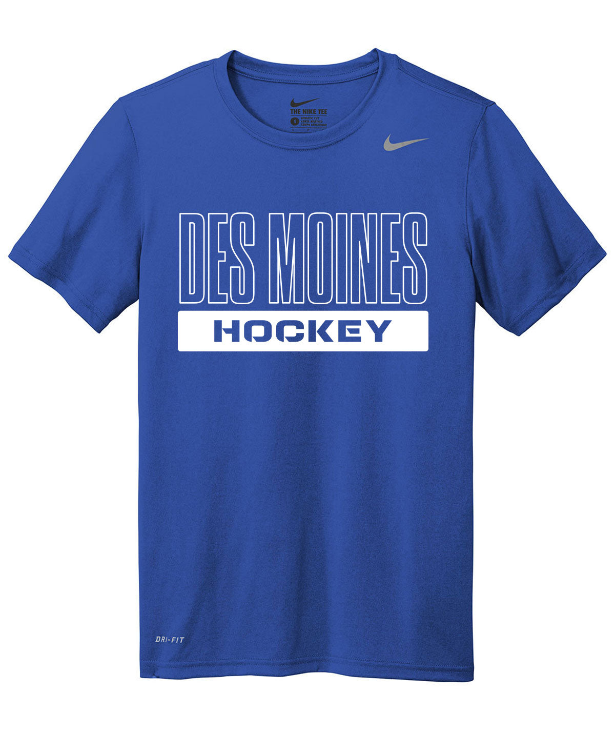 Des Moines Hockey Nike Legend Tee