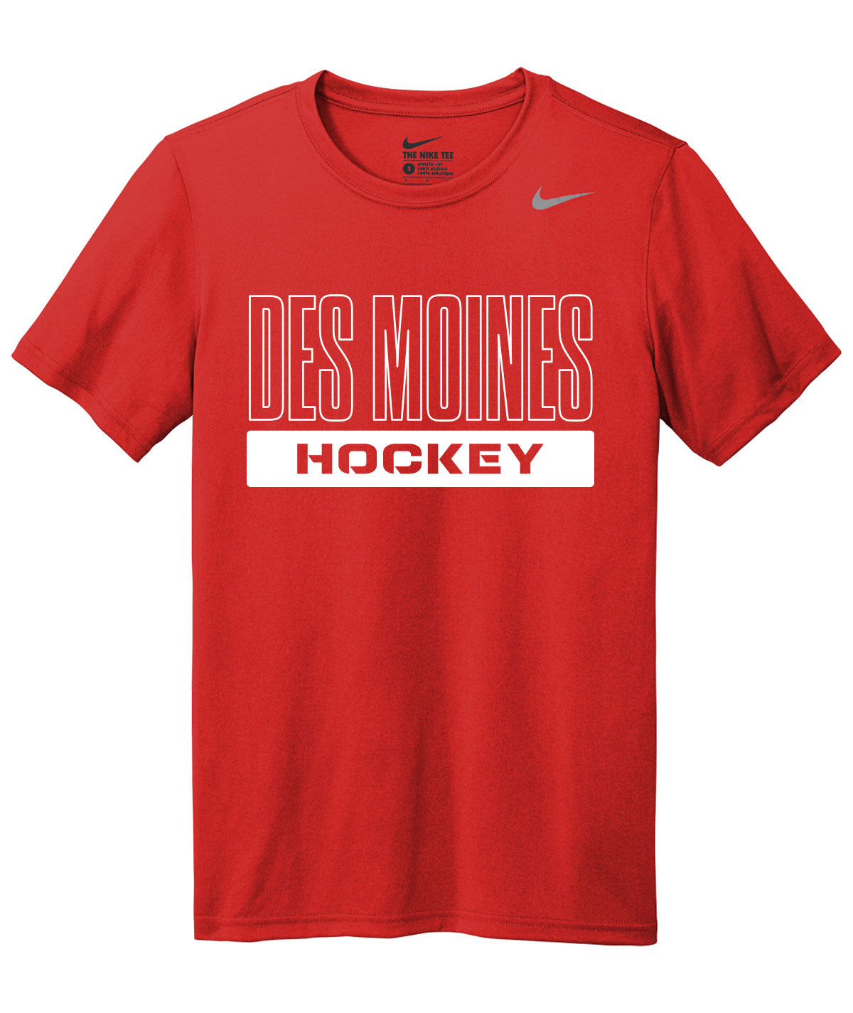 Des Moines Hockey Nike Legend Tee