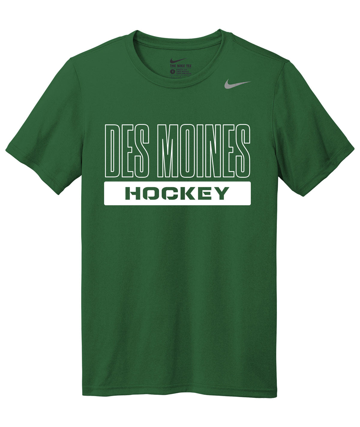 Des Moines Hockey Nike Legend Tee