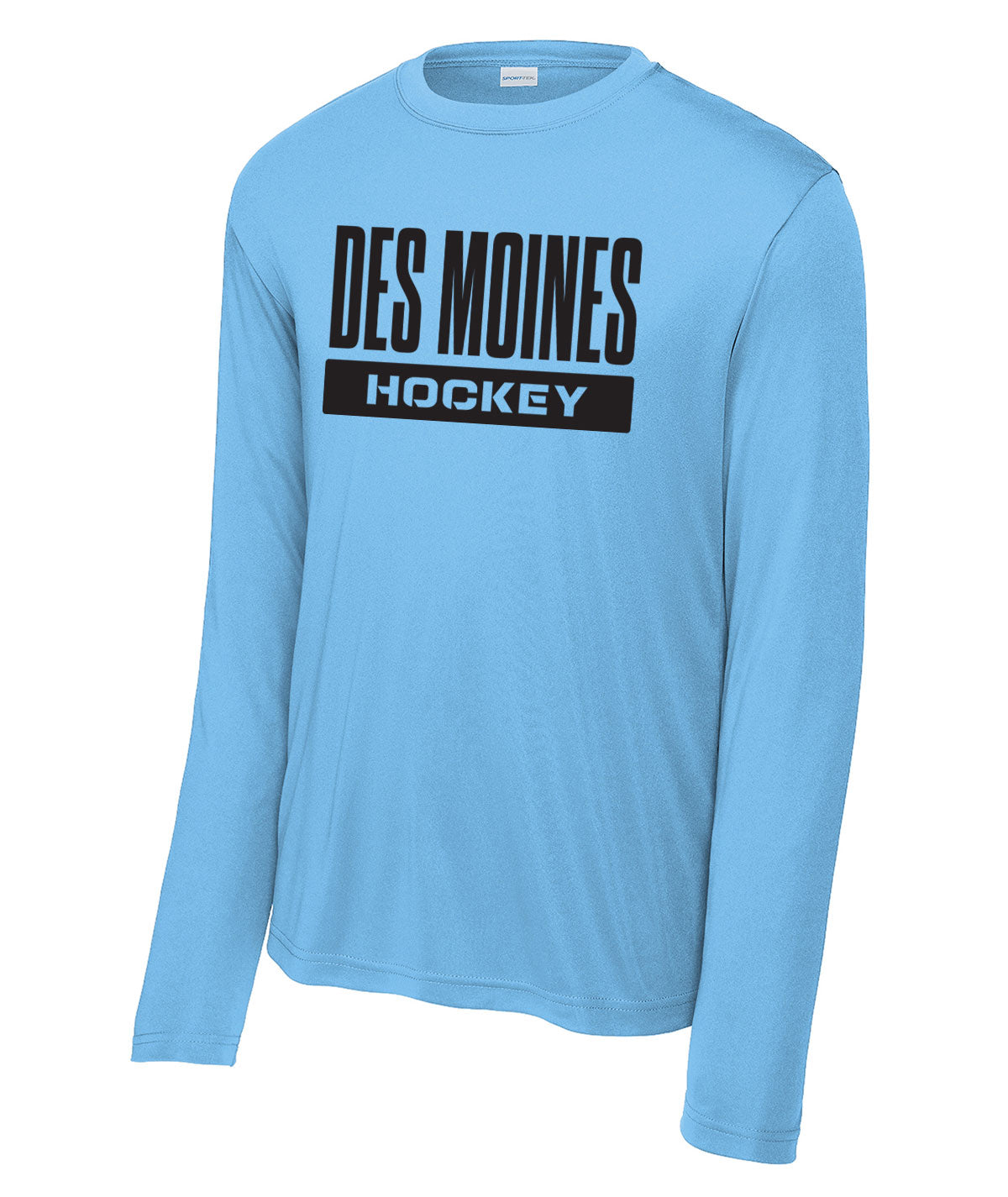 Des Moines Hockey Long-Sleeve Performance Tee