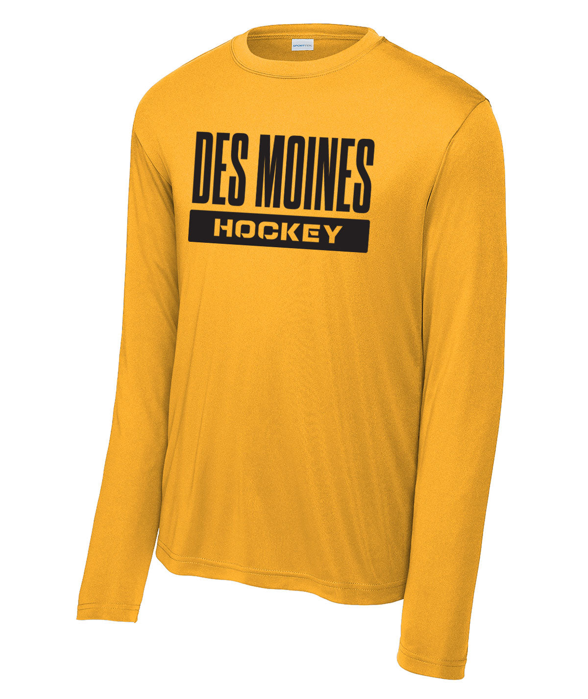 Des Moines Hockey Long-Sleeve Performance Tee