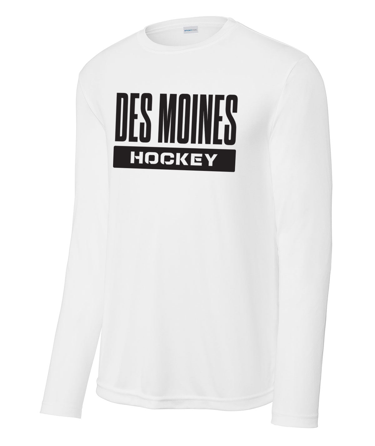 Des Moines Hockey Long-Sleeve Performance Tee